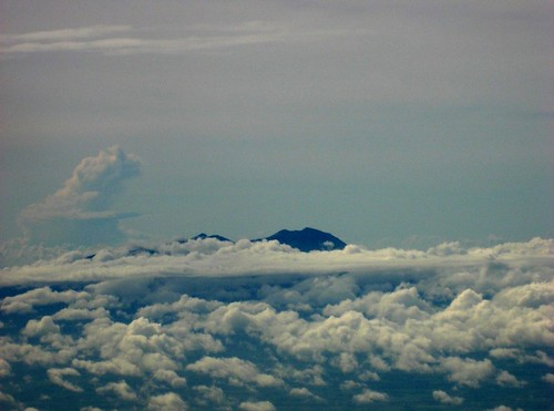 Mt. Kanlaon from the plane to Bacolod