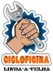 Logótipo da Cicloficina de Linda-a-Velha