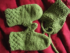 mittens and headband for Khushi
