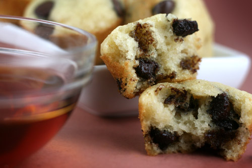 chocolate chip mini pancake muffins