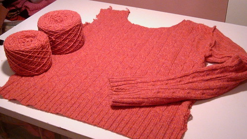 Recycling Sweater Yarn