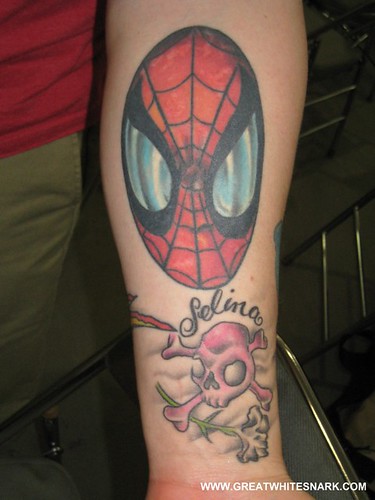 man tattoos. Spider-Man Tattoo at San Jose