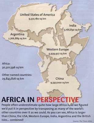 how big is Africa?