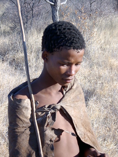 Bushman - young boy - Ghanzi, Botswana