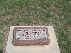 Walters Centennial Time Capsule - Walter, OK