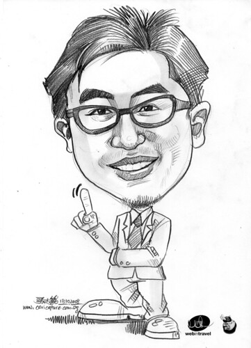 Caricatures Web in Travel 2008 Alred Chang