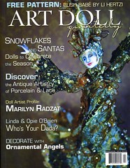 Cover of ADQ Winter 2009 issue (I have a 5 page spread about my dolls in it!)