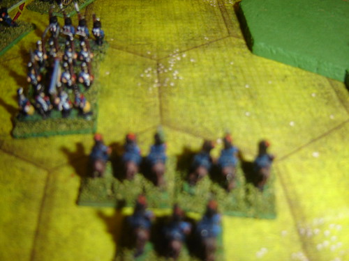 French infantry assaults blown Prussian hussars
