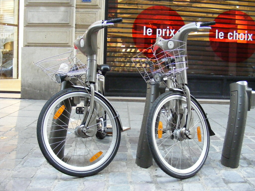 Velib bikes