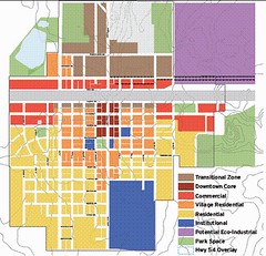 allocating land use in Greensburg (credit: Greensburg Sustainable Land Use Plan)