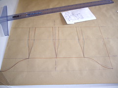 Corset drafting - drawing out the sloper