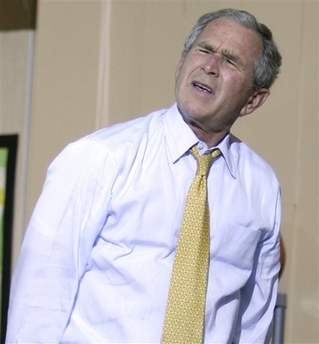 Bush & the basketball game of doom, 6.16.08   7