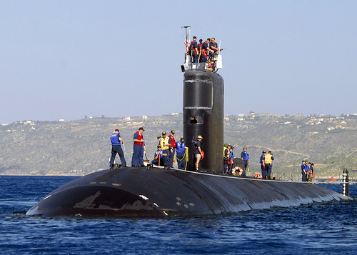 Submarine Rising in Crete