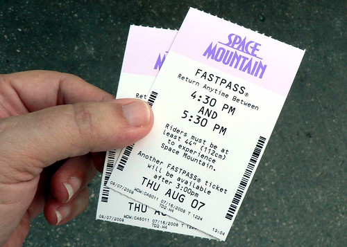 Disney Fast Pass Tickets