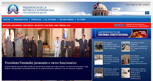 Presidencia Dominicana Site