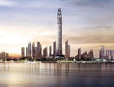 The world's tallest tower in Dubai