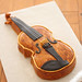 violin cake