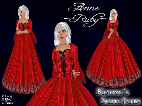 Anne - Gown - Ruby - Ad