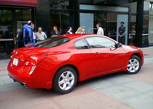Red Altima Coupe, NY