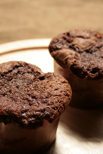 very chocolate banana muffin
