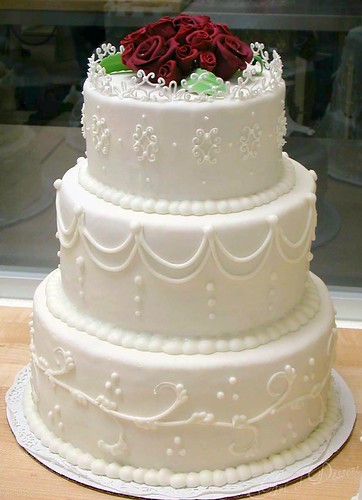 wedding cake class - fondant