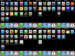 iPhone Home Screens, October 1, 2008