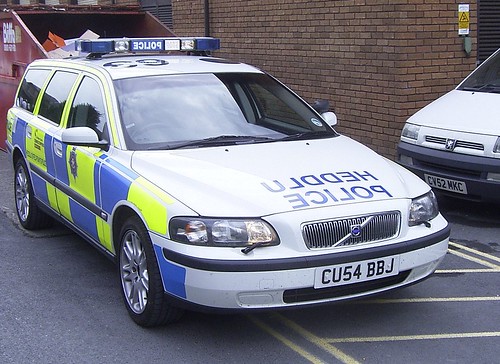 2008 volvo v70 police car. 2008, traffic Volvo V70
