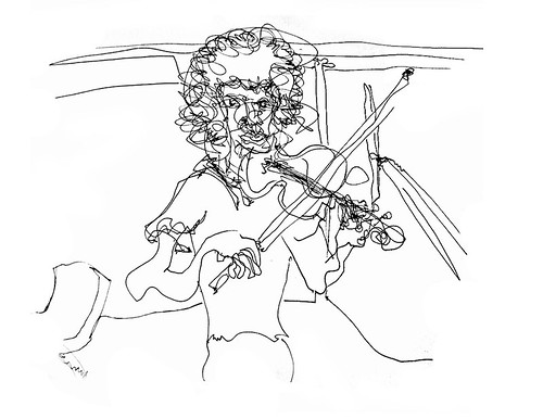 un violinista