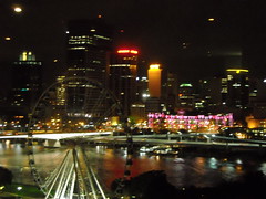 Looking over Brisbane's South Bank