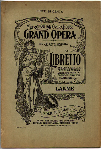 opera libretto 