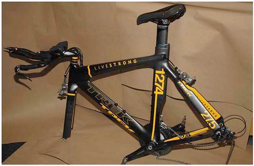 Lance Armstrong's TT bike recovered / Sacramento Police photo