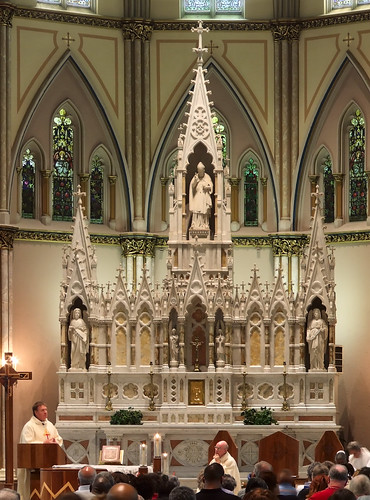 Saint Alphonsus Liguori Roman Catholic Church, in Saint Louis, Missouri, USA - high altar