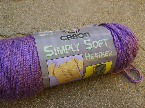 Simply Soft Yarn- Purple