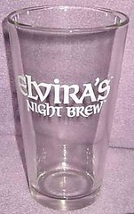 Elvira's Night Brew glass