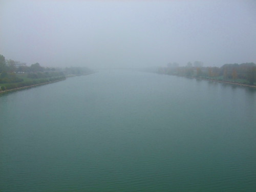 Danube in fog