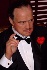 Marlon Brando as The Godfather at Madame Tussa...