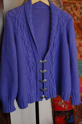 Mom's Cabled Cardi