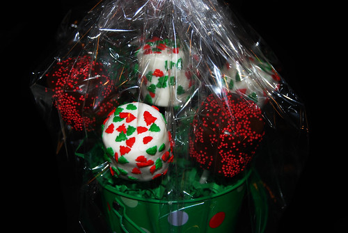 holiday marshmallow bouquet