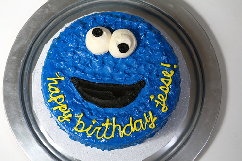 cookie monster cake. Jesse#39;s Cookie Monster Cake