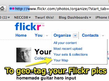 GeoTag your Flickr pics