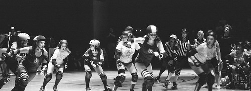 wall of rollergirls