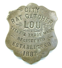 City Rat Catcher Badge