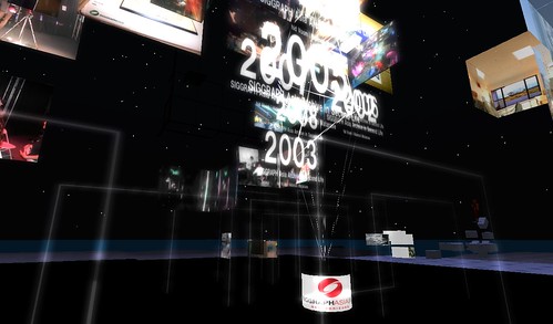 SIGGRAPH Asia Archive in Second Life