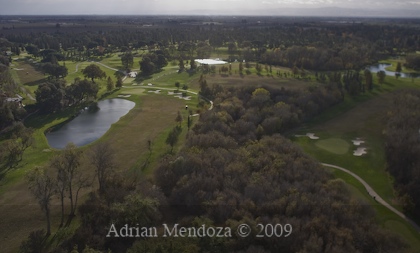 "Aerial Photo" Modesto "Del Rio Country Club"