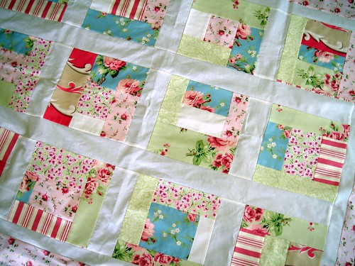 roses quilt top
