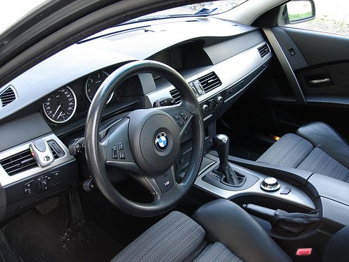BMW 530d E60 auto interior