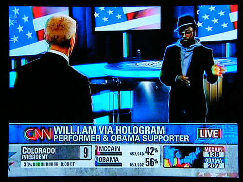 Wil.i.am on CNN via hologram