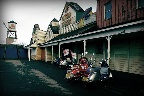 Scooters at Frontierland