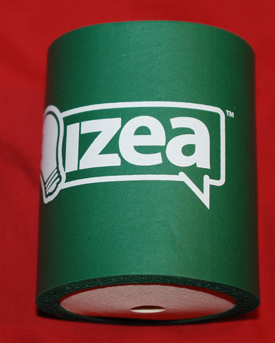 An IZEA koozy was found in BenSpark's Big Box of Awesome!