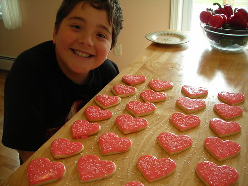 Trevor & Heart Cookies